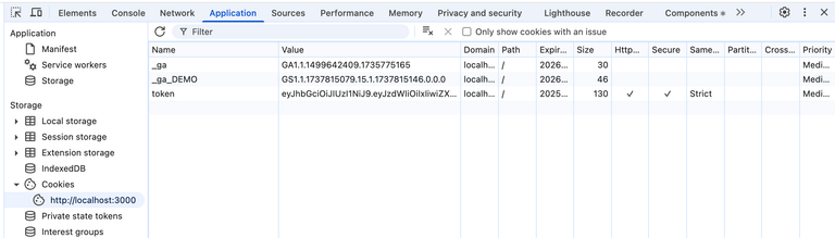 JWT Token Stored in HttpOnly Cookie